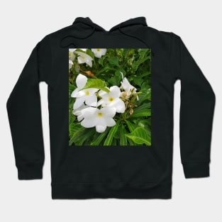 White flowers Hoodie